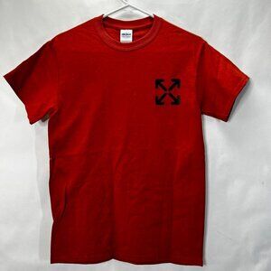 New Small Burn Orange Short Sleeve Tee
